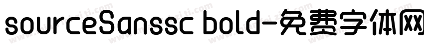 sourceSanssc bold字体转换